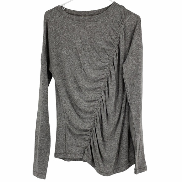 Zella So Graceful Ruched Long Sleeved top 9197 - Picture 4 of 9